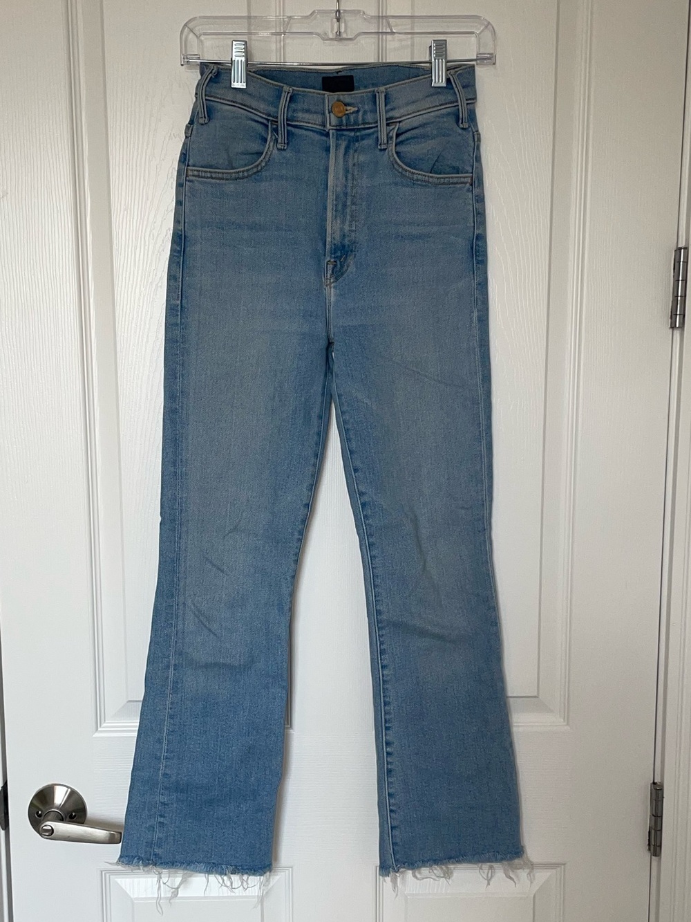 Mother Denim Hustler Ankle Fray